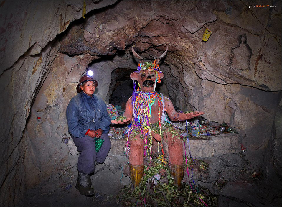 Дьявол покровитель Боливийских шахтёров