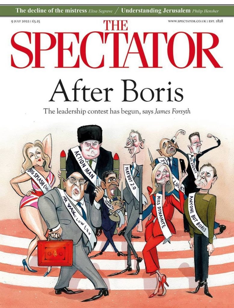 Обложка британского журнала The Spectator. После Бориса. Другие не лучше.