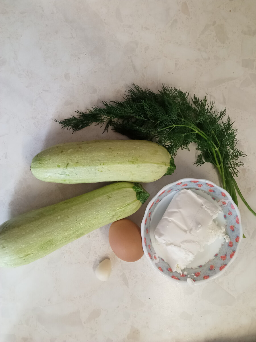 Ингредиенты для фаршированных кабачков. Фото Автора.