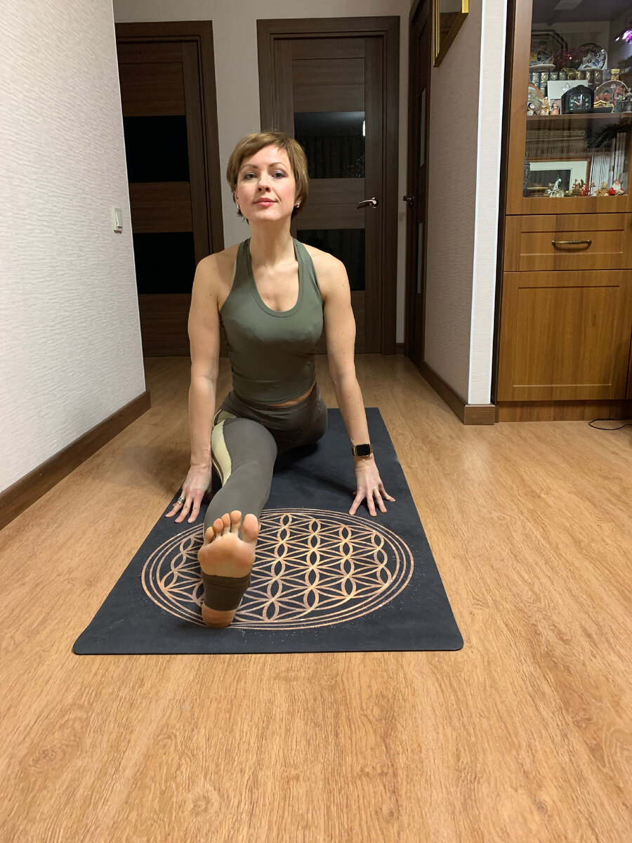 Мой шпагат. Фото сына автора 