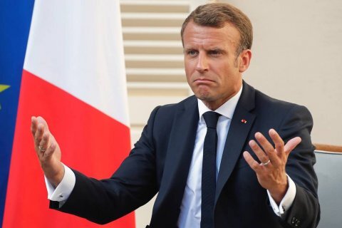 Президент Франции Эмманюэль Макрон пригвоздил капитализм к позорному столбу истории. Фото: Михаил Метцель/ТАСС.