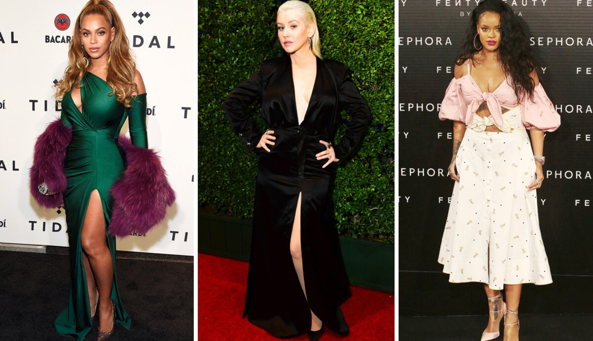    Бейонсе, Кристина Агилера, Рианна, фото: Getty Images