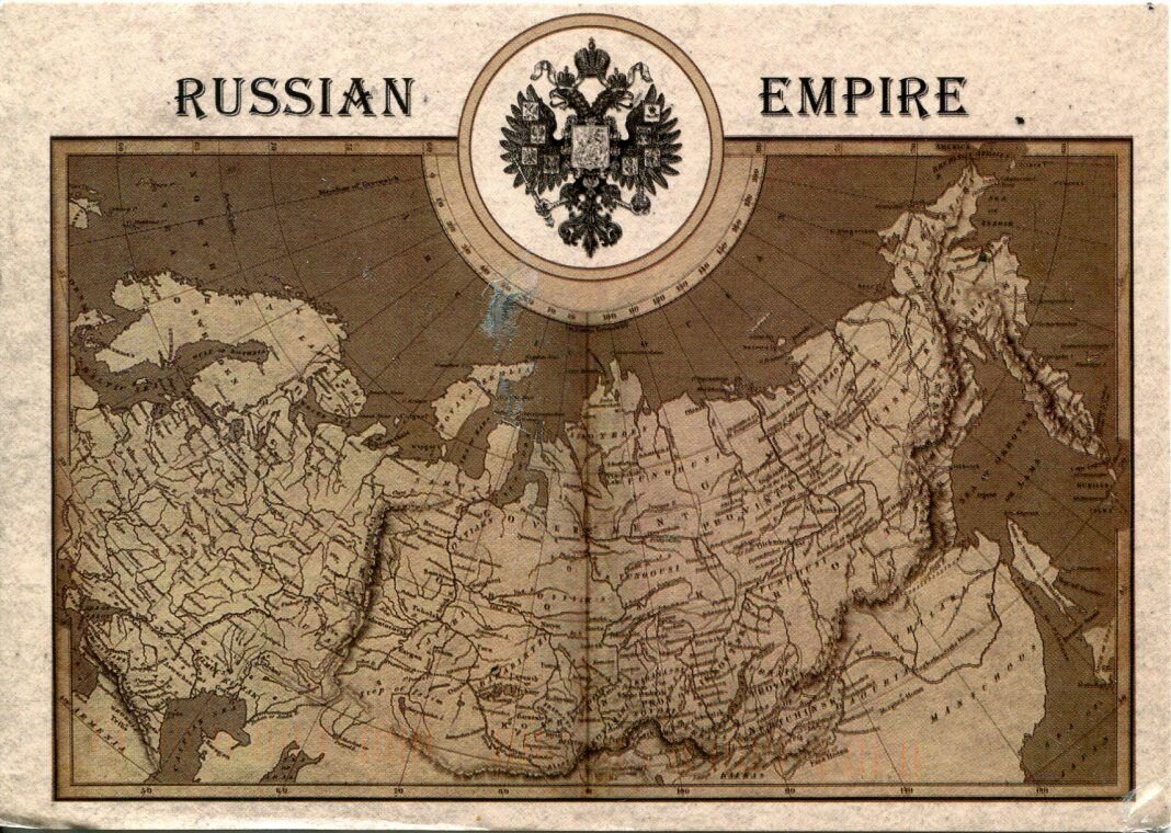 Карта нашей империи из открытых источников.