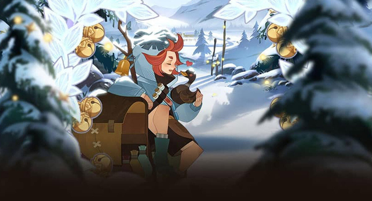 Afk journey дата выхода. Afk arena рождество. афк арена зима пейзаж. брут возрожденный афк арена. afk разгул ветров.