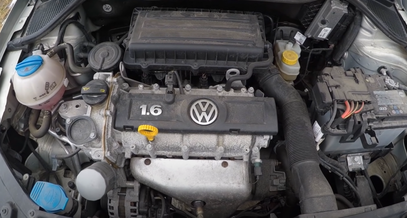 Vw polo 1.6 масло