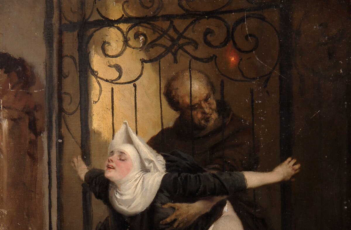 Грех. худ. Г. Лоссов. 1880 г.