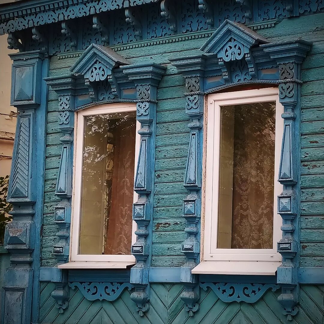 Наличники дома в Пензе на ул. Максима Горького