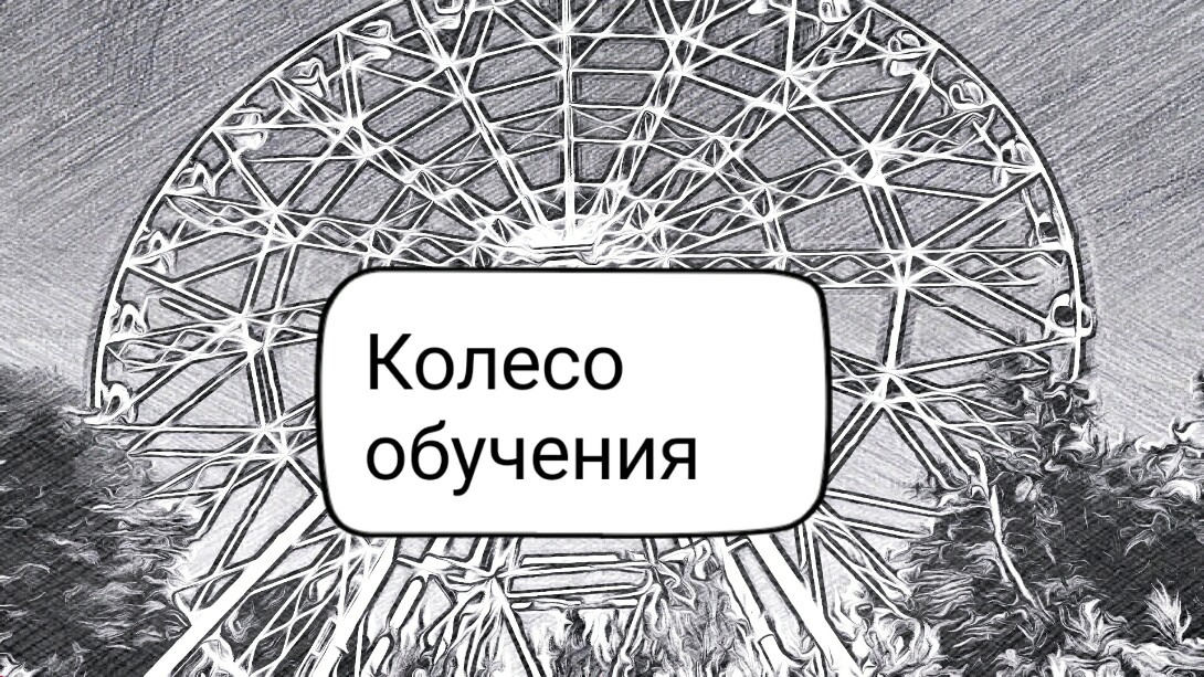 Колесо образования. Колесо обучалка золота.