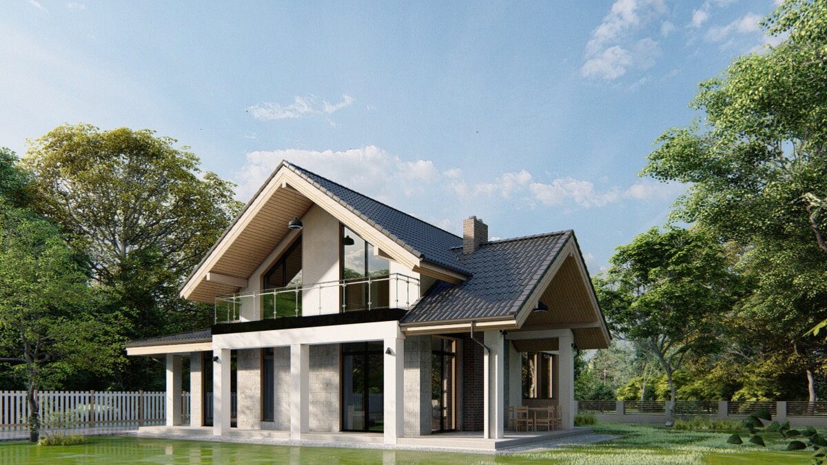 Фасад, направленный в сад