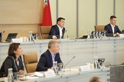    Совещание губернатора Московской области Андрея Воробьева с руководящим составом правительства Московской области и главами городских округов ©Дмитрий Белицкий Пресс-служба Губернатора и Правительства Московской области