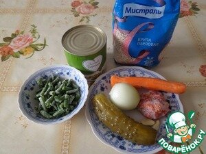 Подготавливаем продукты.