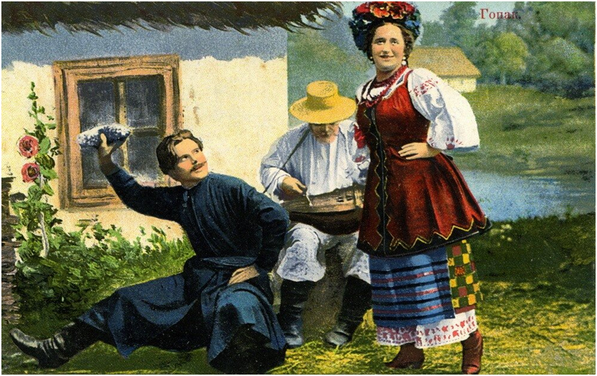 Гопак. Открытка начала XX в.