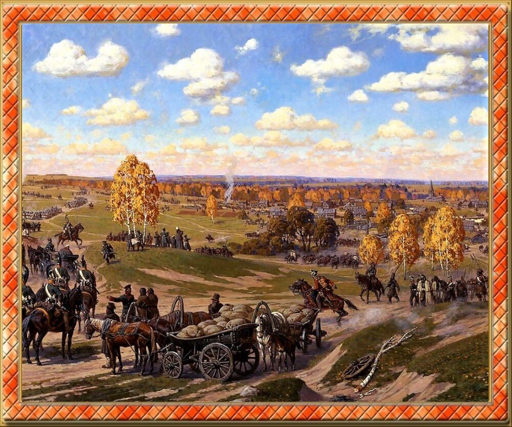 А,Аверьянов. Русский лагерь в Тарутино