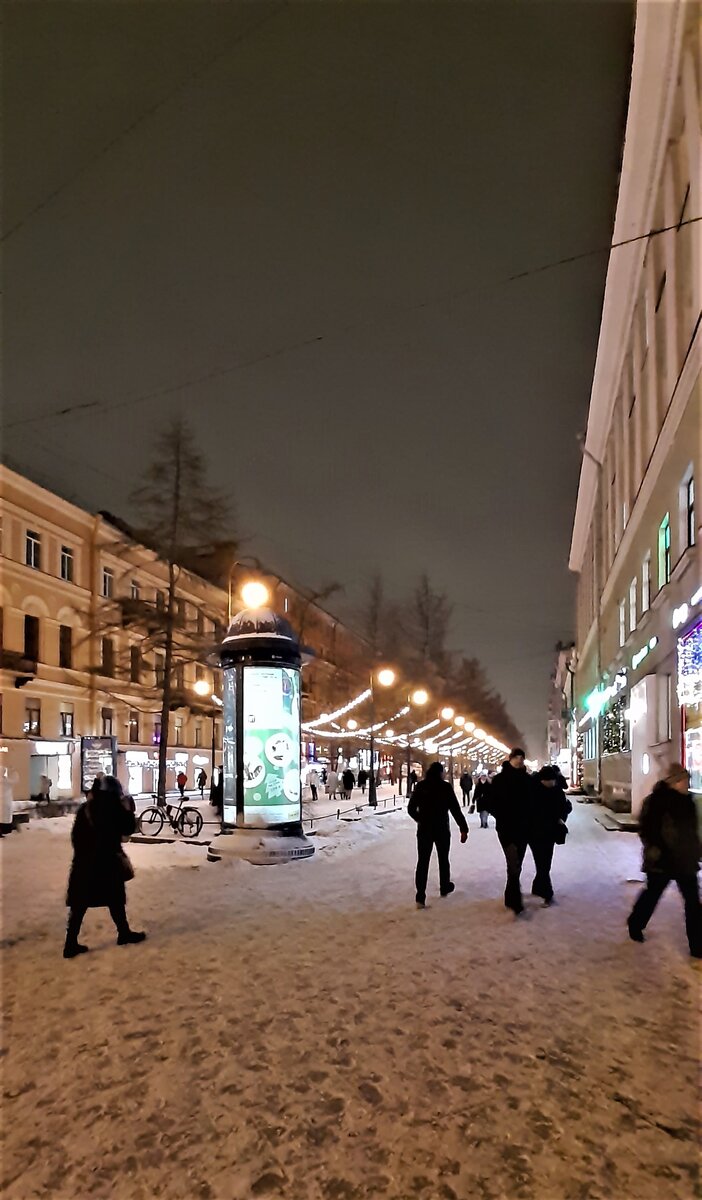 Зимний вечер в Петербурге. Фото автора