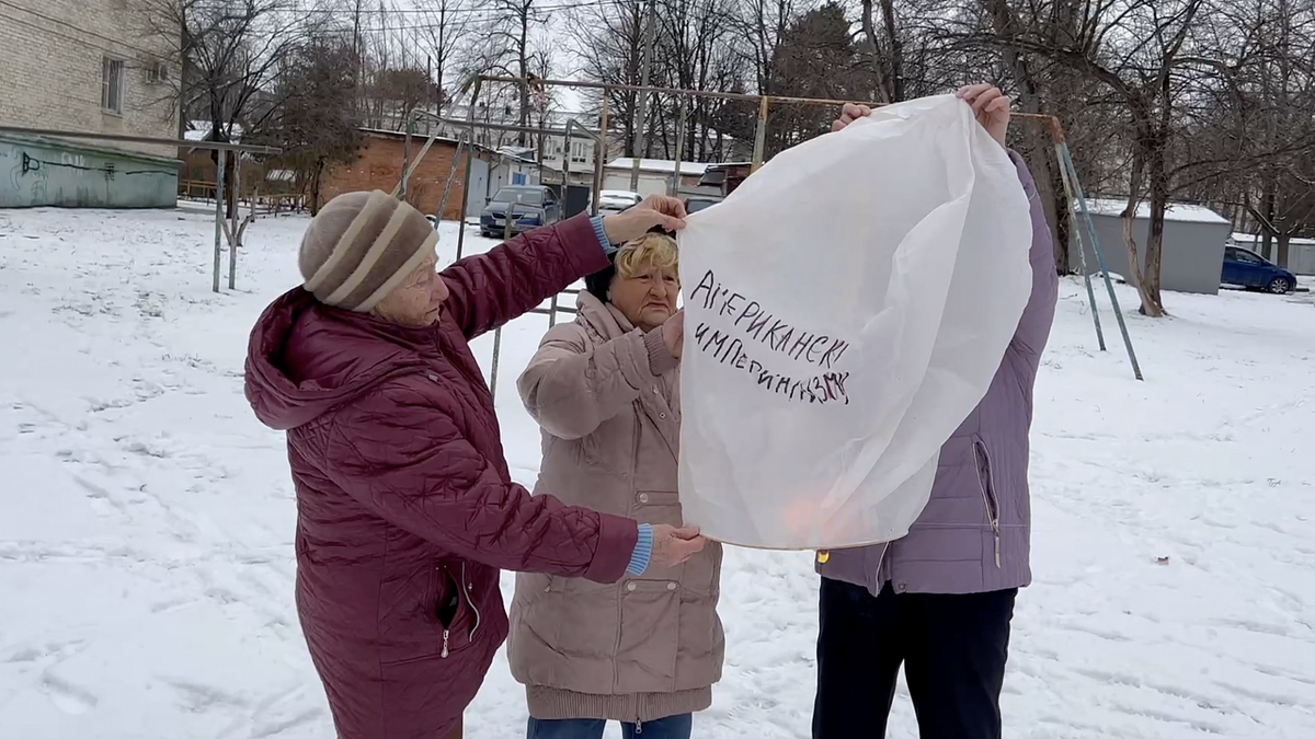    «Отряды Путина» раскрыли тайну белых шаров в небе над США / Фото: телеграм-канал «Отряды Путина Z»