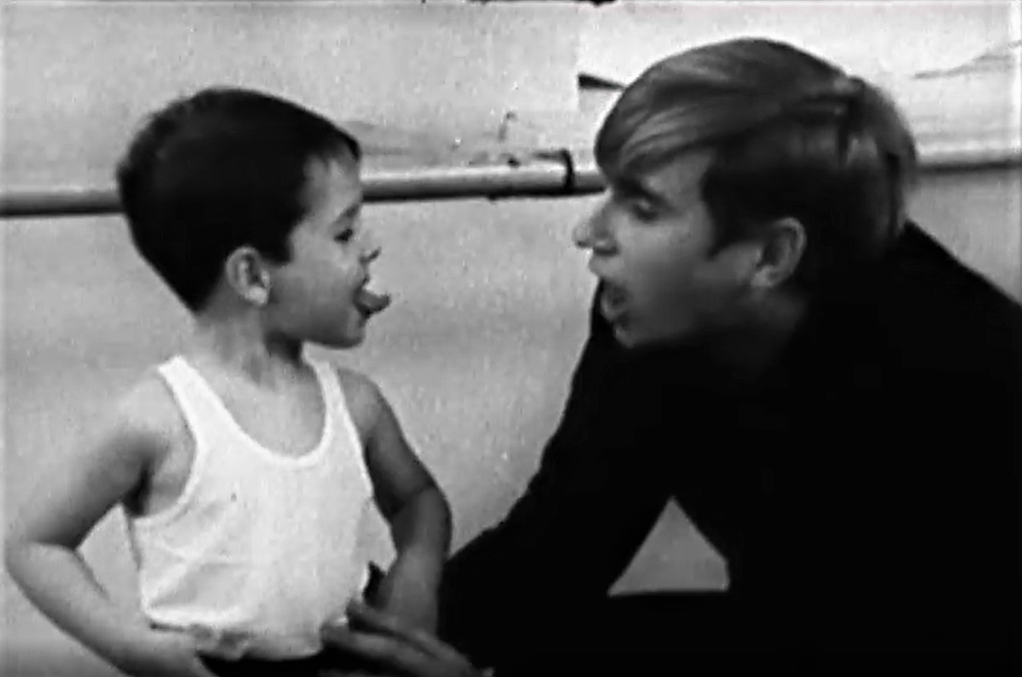 Кадр из документальной ленты "И пусть не чемпионы" (1975)