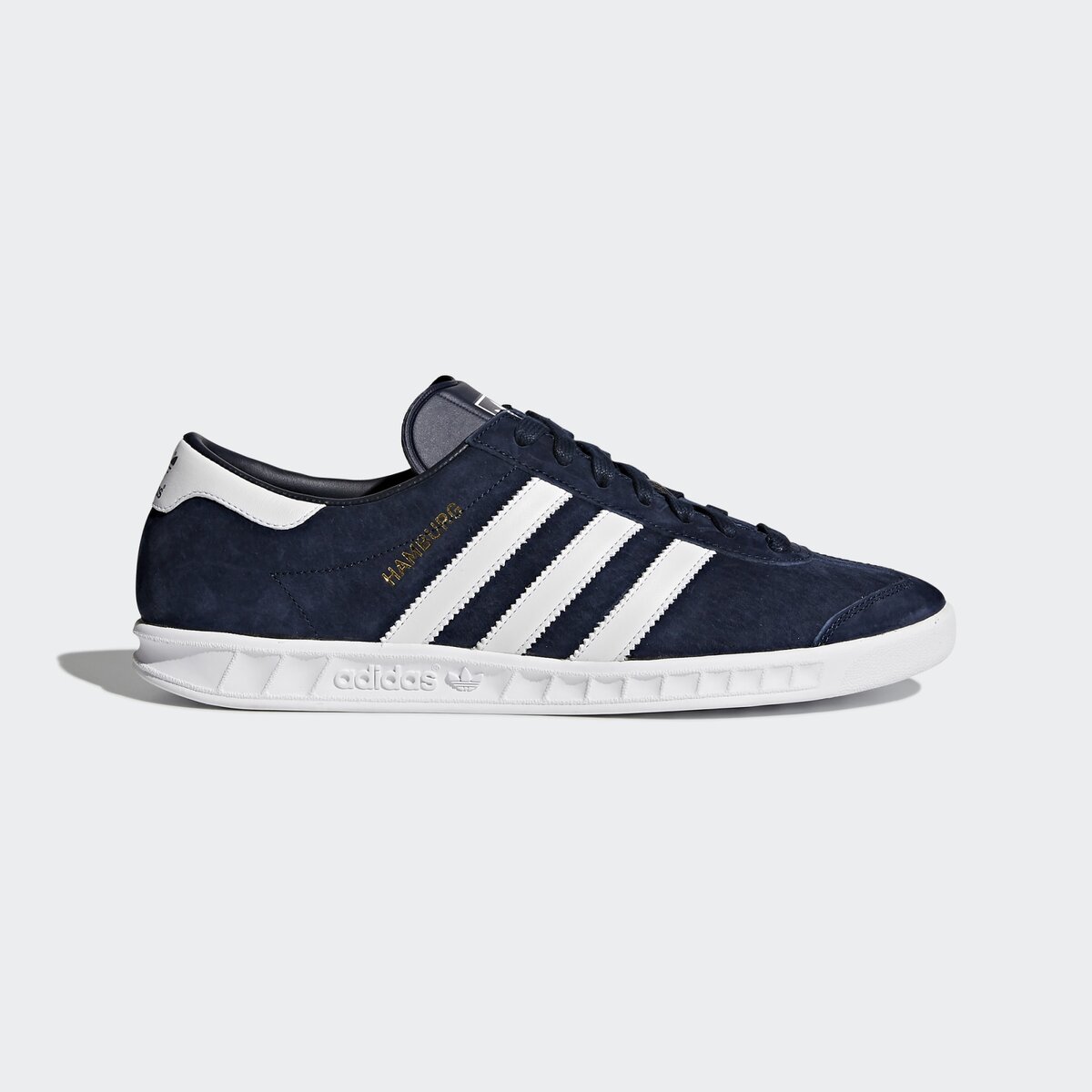 Кроссовки Adidas HAMBURG Collegiate Navy / Cloud White / Gold Metallic
