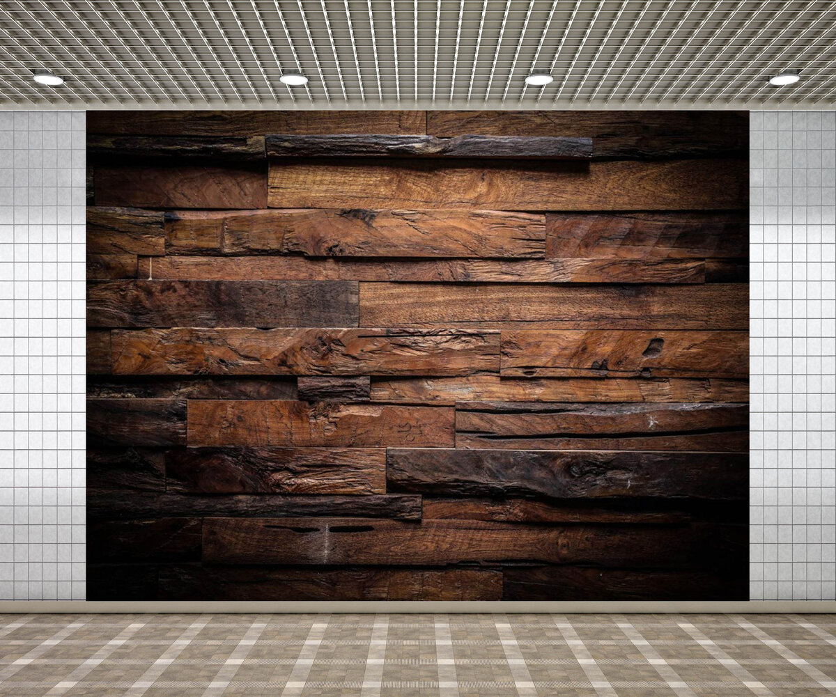 Деревянная стена