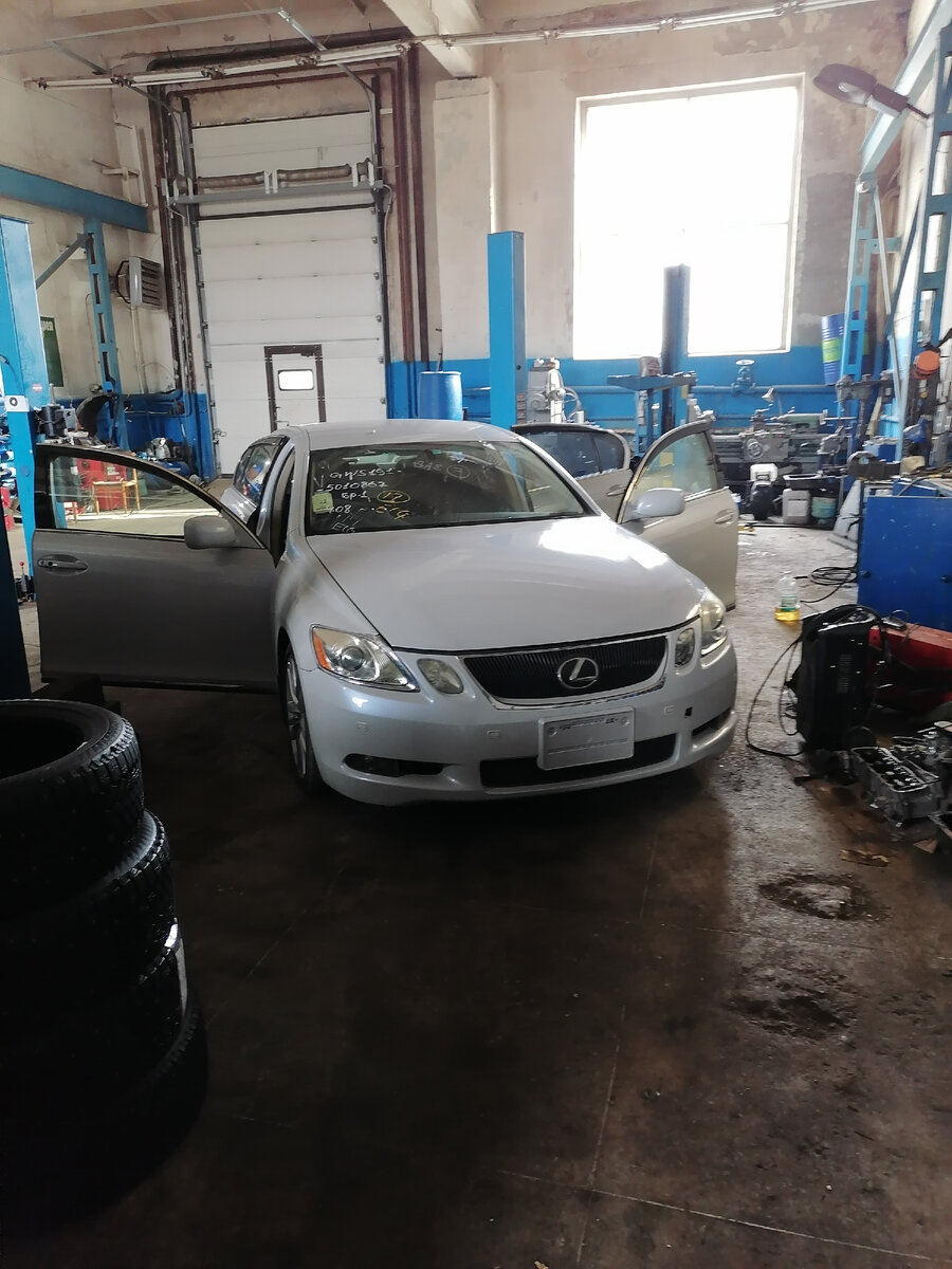 Вот так он выглядел по прибытию в СТО.