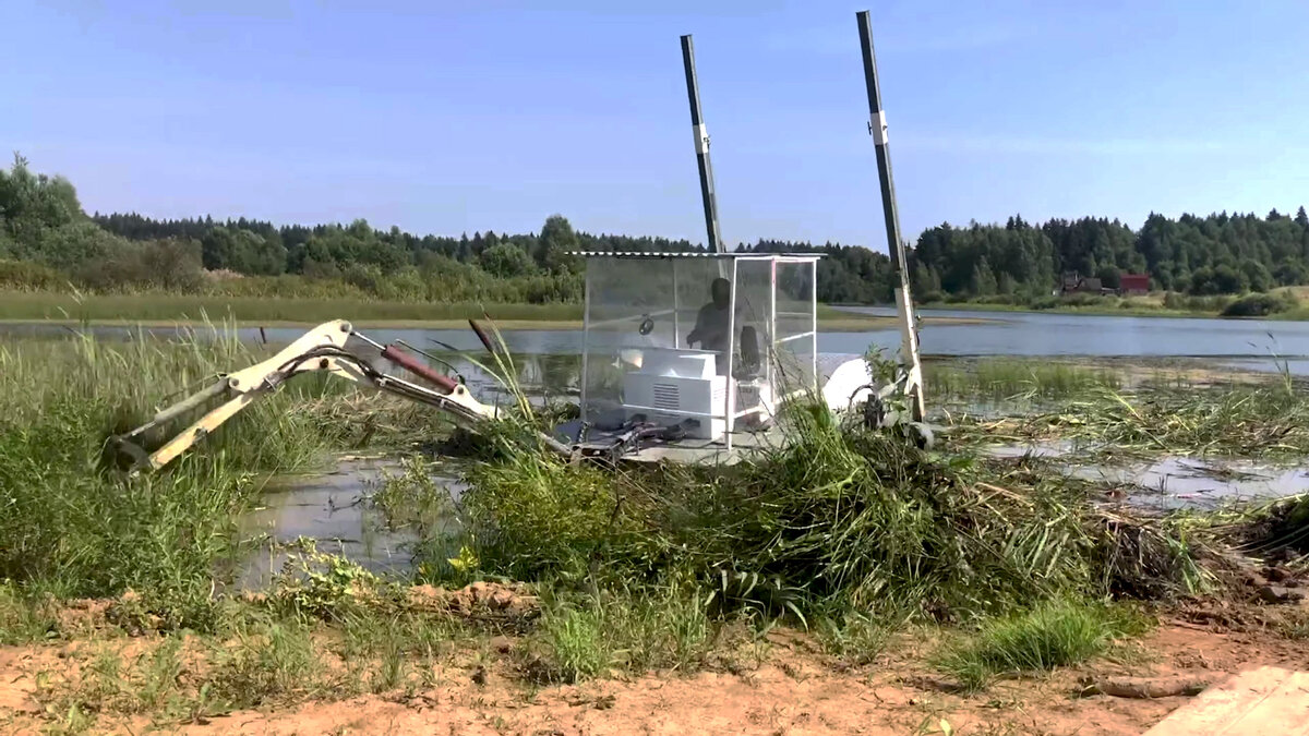 Решение проблемы водорослей в водоёме