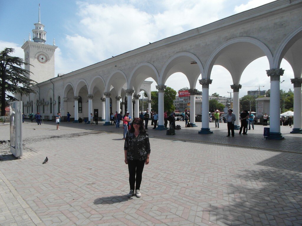 ЖД вокзал  г.Симферополя 2014 год