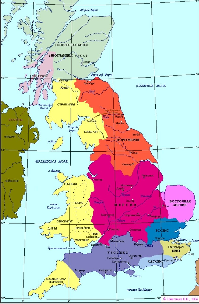 Англия 9 век. Карта королевств Англии в 9 веке. Карта древней Англии 9 век. Королевства Англии в 9 веке. Карта британских островов 7 век.
