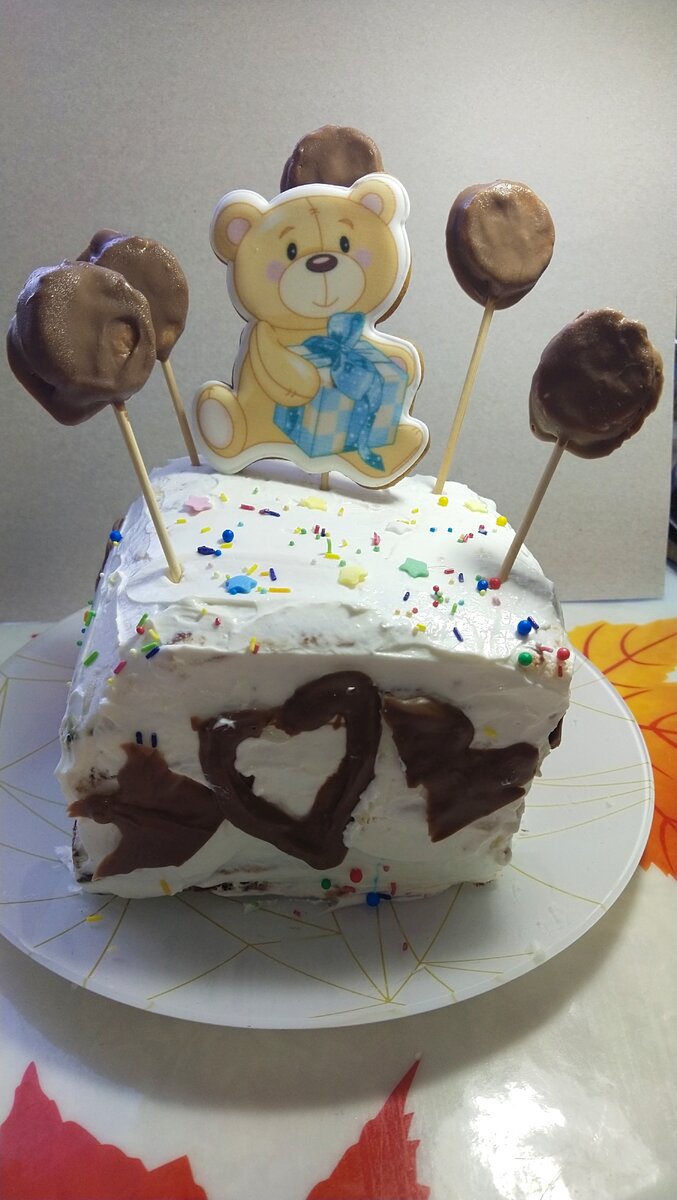 Неидеальный, но очень вкусный торт)