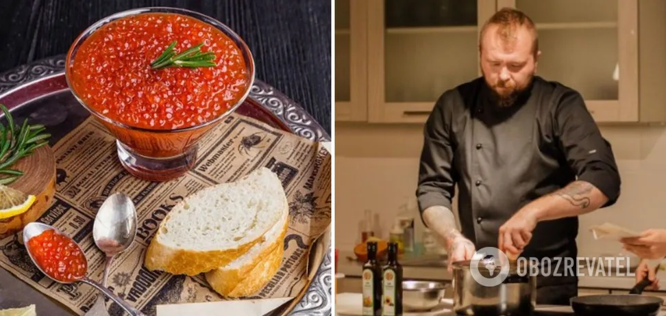 Рецепты с красной икрой