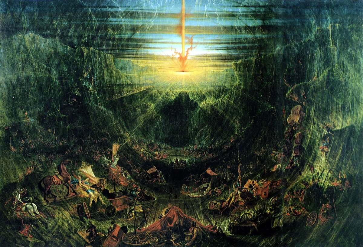 Сэмюэль Колман (1780 – 1845). Исход Израиля из Египта, 1830 г.