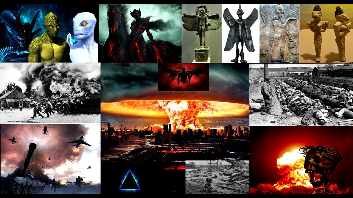 Даниил Андреев "Железная Мистерия" - поэма об окончании "железного века" как сражение в нескольких "параллельных" измерениях. Этими же понятиями Андревв описывает и мироздание в "Розе Мира"