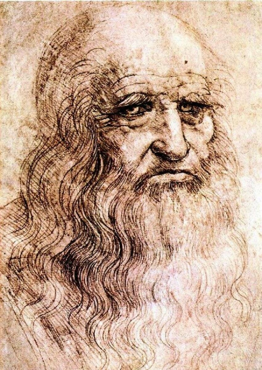Леонардо да Винчи. Автопортрет. Около 1510-1513 гг.