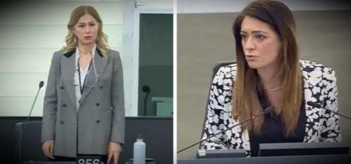 Парламентарий Франческа Донато и вице-президент Европарламента Пина Пичерно