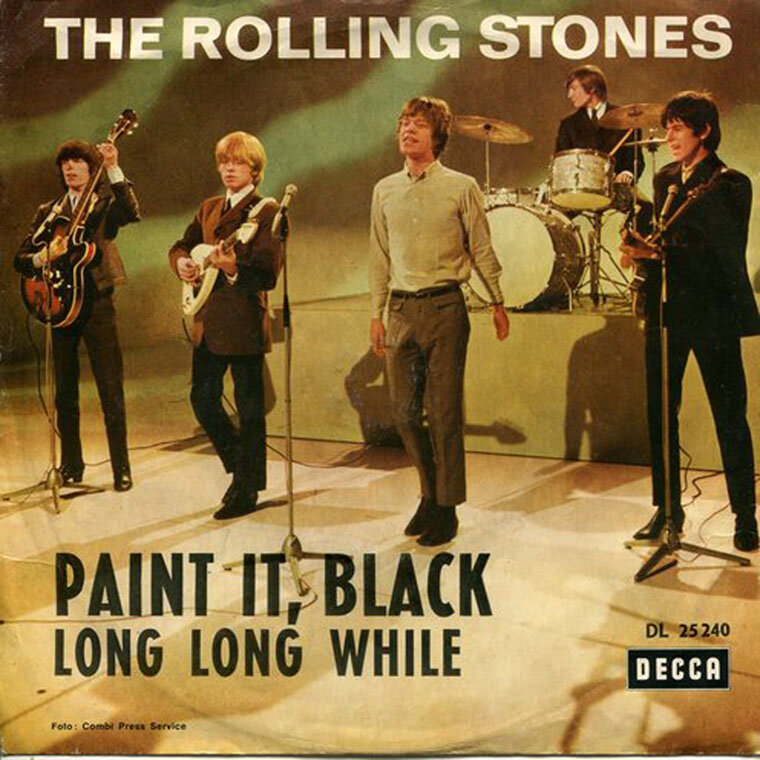 Конверт немецкого сингла "Paint it Black" британской рок-группы The Rolling Stones