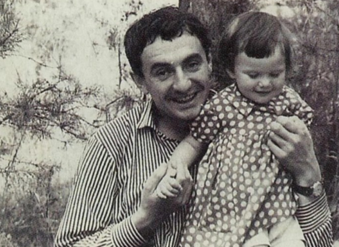 Александра Захарова с отцом