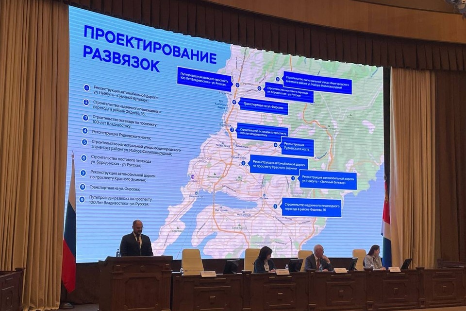     Презентация реконструкции транспортных развязок. Ростислав САХАЛИНОВ