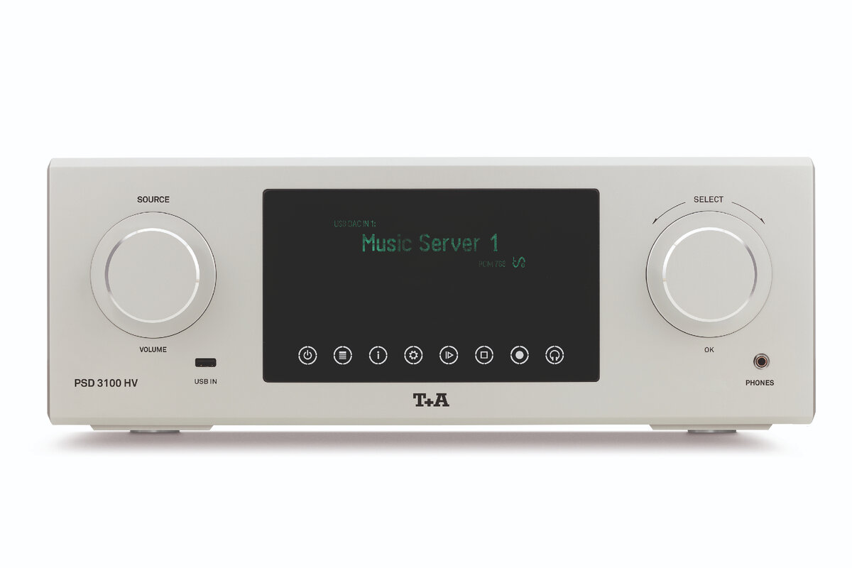 Эталонный потоковый ЦАП-предусилитель Т+А PSD 3100 HV