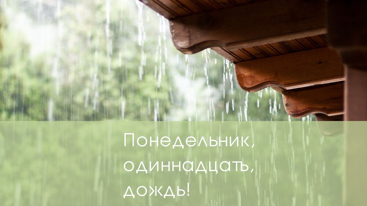 Первый дождь за два месяца! Личные фото.