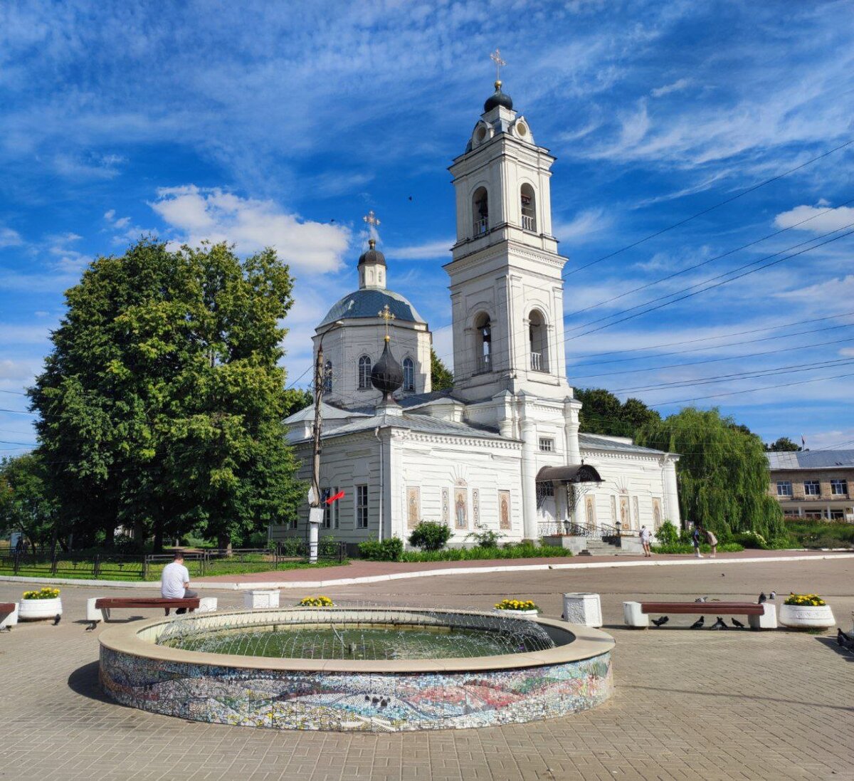 Таруса 1. Таруса Калужская область. Таруса Калужская область достопримечательности. Таруса Соборная площадь.