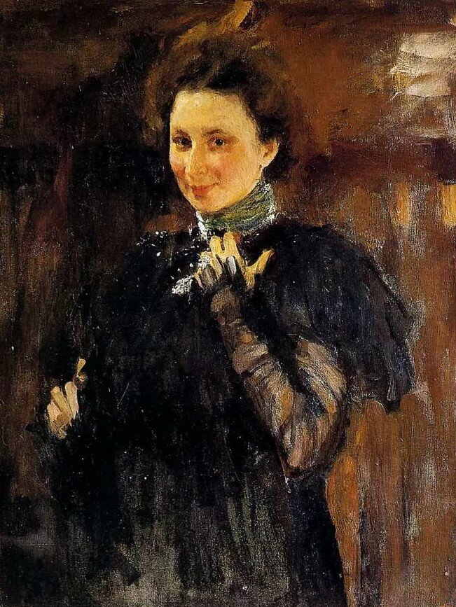 Портрет М.К.Олив. 1895 год. Серов. 