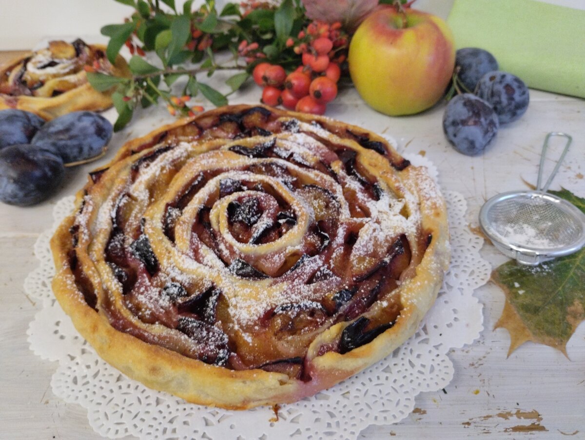    Пирог со сливами