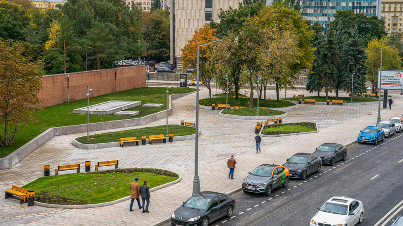    Площадь ДНР в Москве © Департамент жилищно-коммунального хозяйства и благоустройства города Москвы