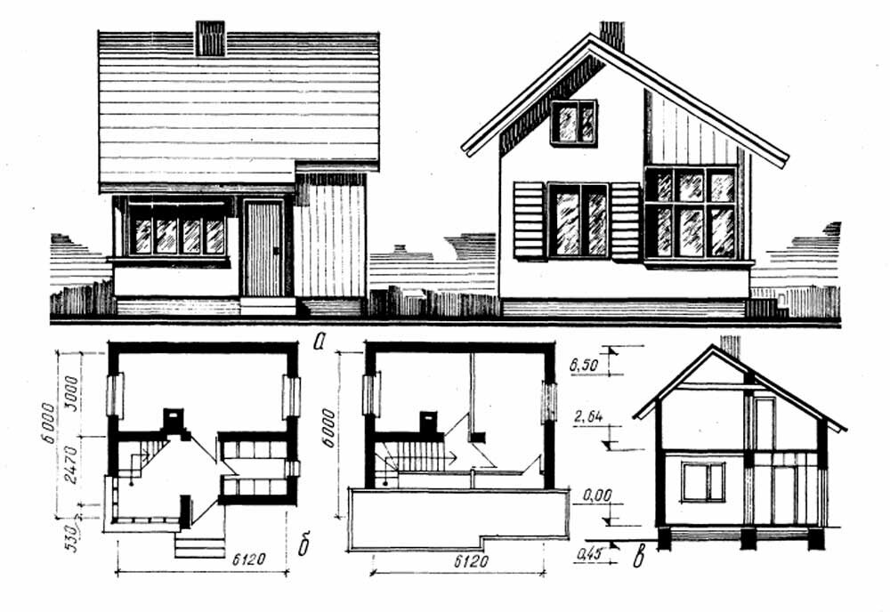 Проекты советских дачных домов