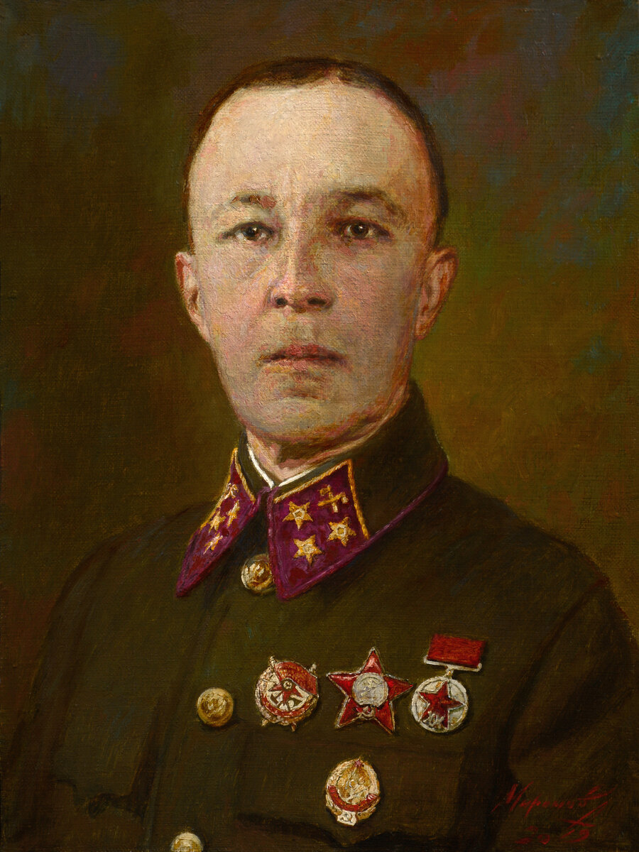 портрет Дмитрия Михайловича Карбышева