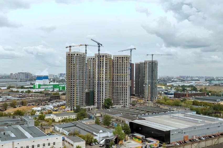 ЖК бизнес-класса «Метрополия» — аэросъемка Новострой-М