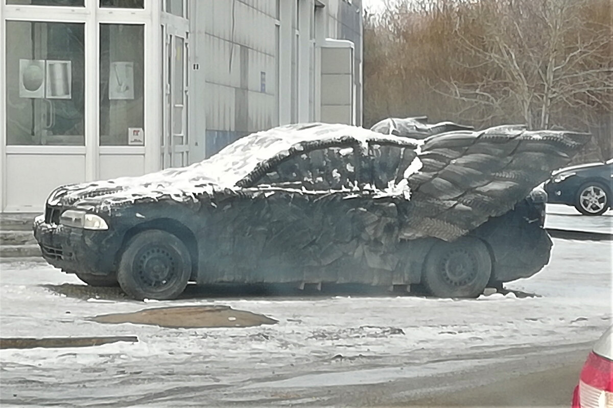 Арт-объект «Черный ангел» сегодня