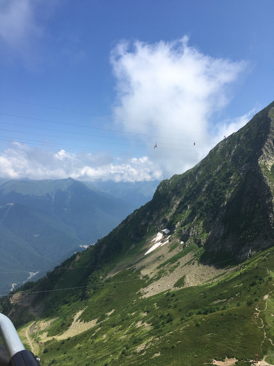 Зиплайн у Чёрной Пирамиды