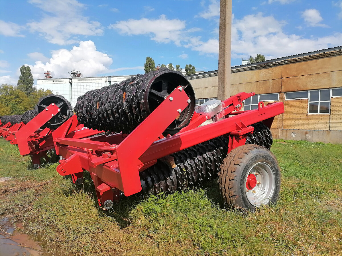 Кольчато-зубчатые катки на заводском складе