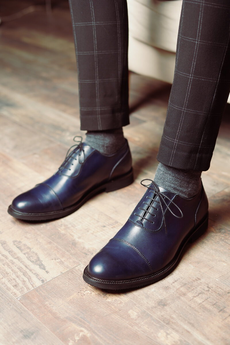 Оксфорд с отрезным носком