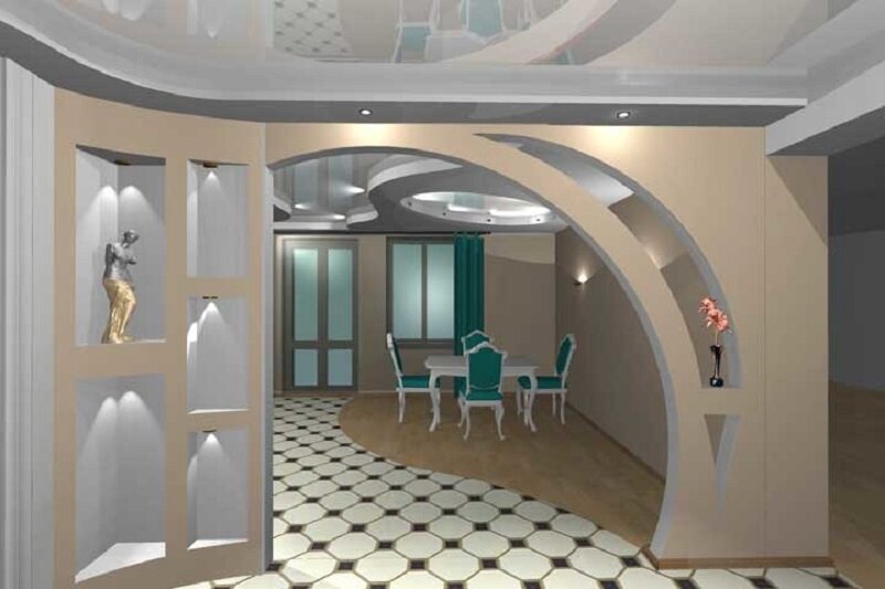 Арка на кухню ( фото примеров дизайна): обзор идей, как оформить кухню с аркой вместо дверей