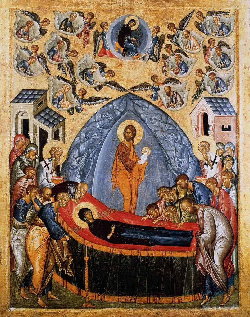 Успение Пресвятой Богородицы XVв. Москва Государственная Третьяковская галерея 